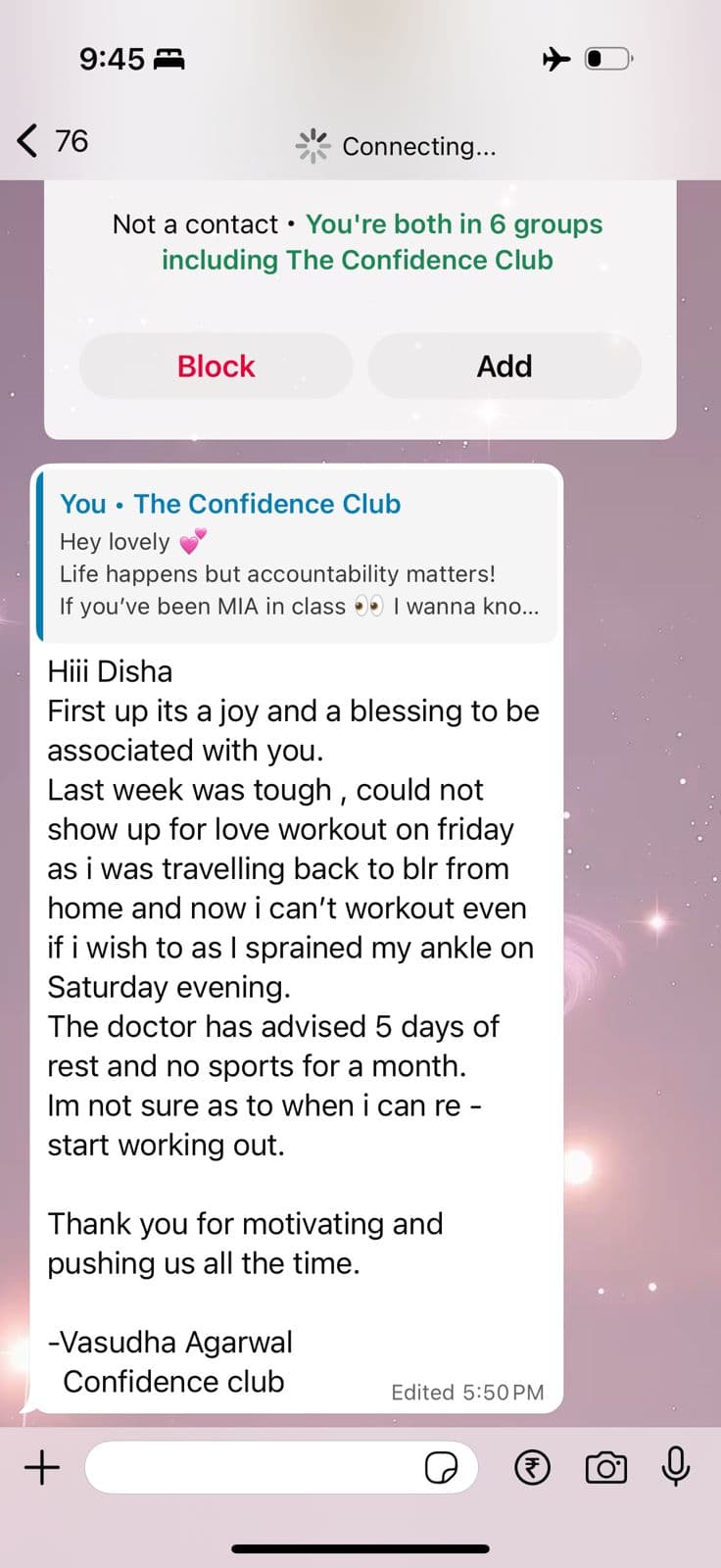 Vasudha Agarwal — client story