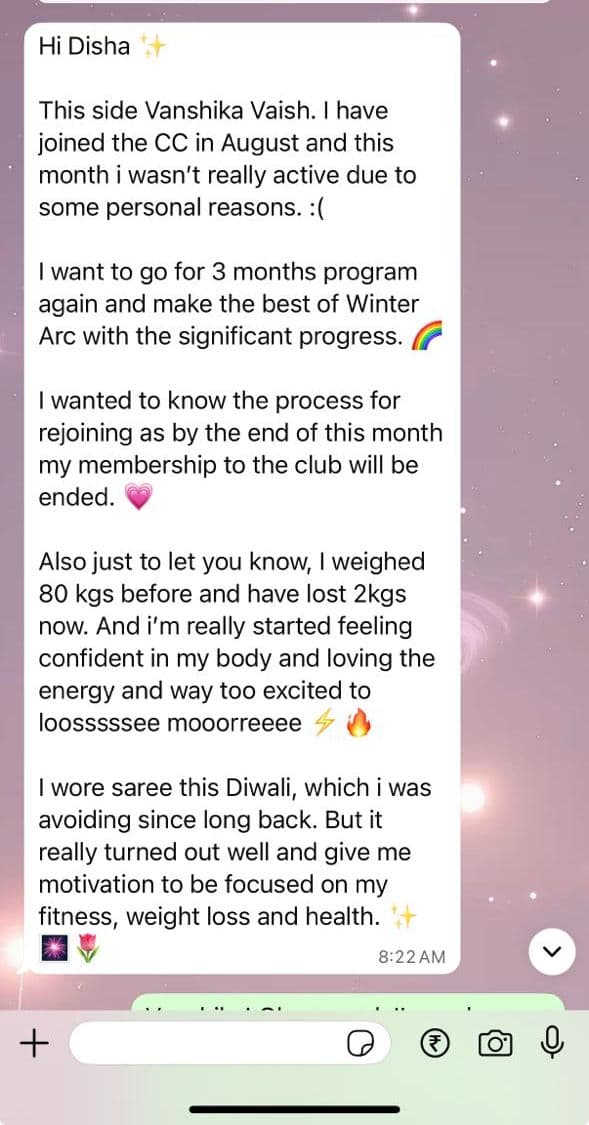 Vanshika Vaish — client story